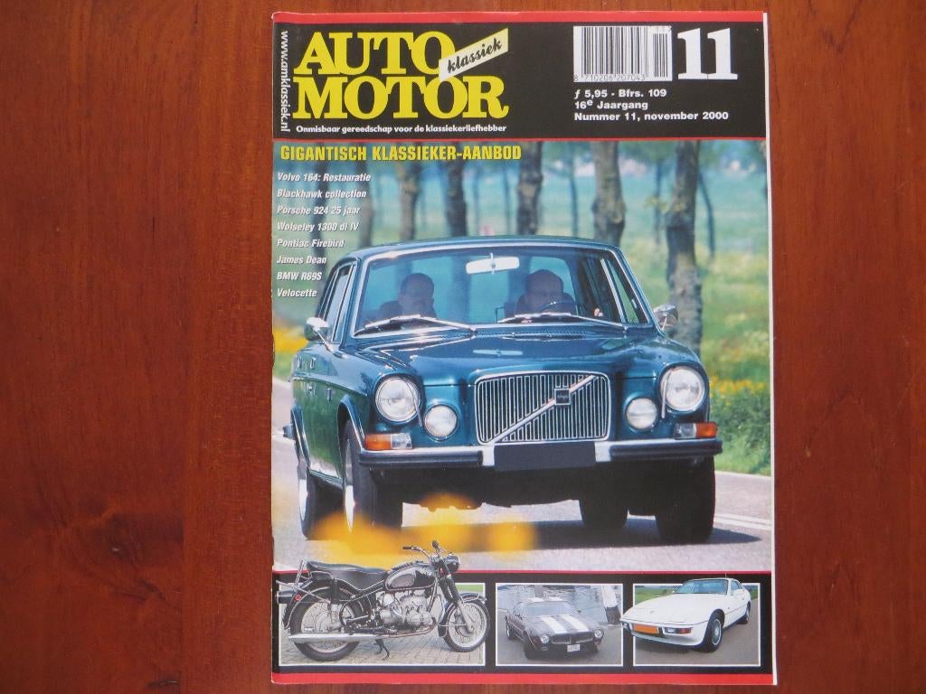 Auto Motor Klassiek 11 2000 Porsche 924 25 jaar, Firebird, Ophalen of Verzenden, Nieuw, Porsche