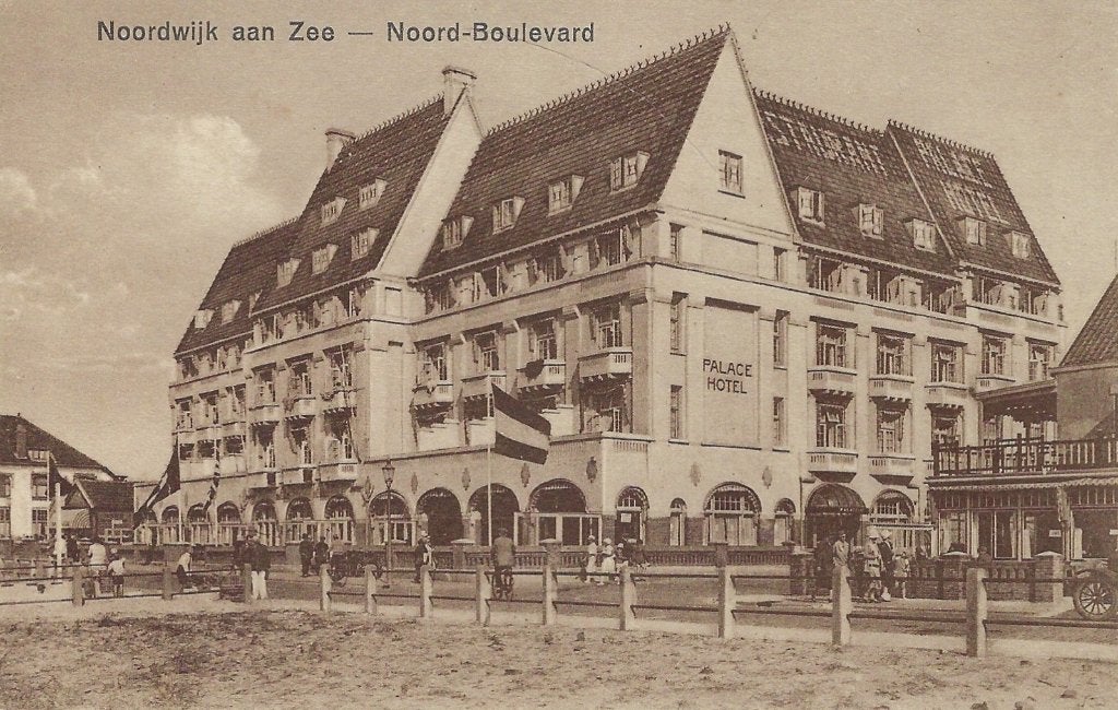 ANSICHTKAART NOORDWIJK AAN ZEE NOORD-BOULEVARD 1930, Verzenden, 1920 tot 1940, Gelopen, Zuid-Holland