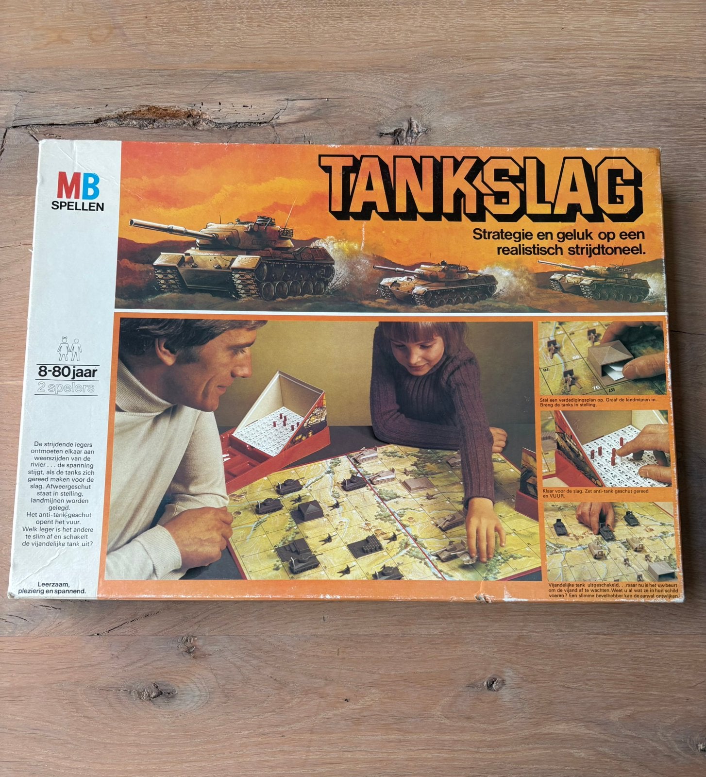 MB Tankslag uit 1976, Een of twee spelers, Verzenden, Gebruikt