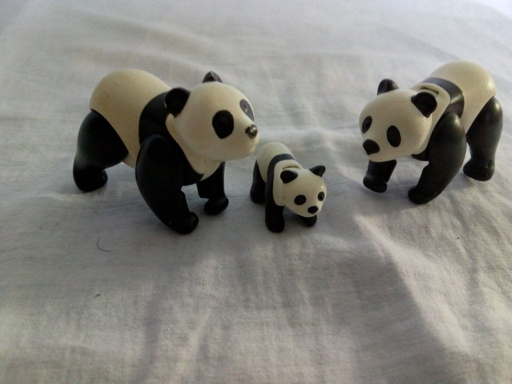 Playmobil 7896 panda familie, Kinderen en Baby's, Speelgoed | Playmobil, Ophalen of Verzenden, Gebruikt, Complete set
