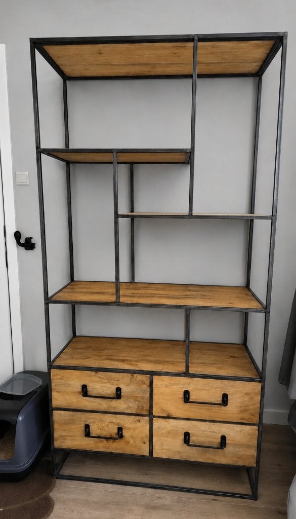 Industriële kast / vakkenkast, Huis en Inrichting, Ophalen, Gebruikt