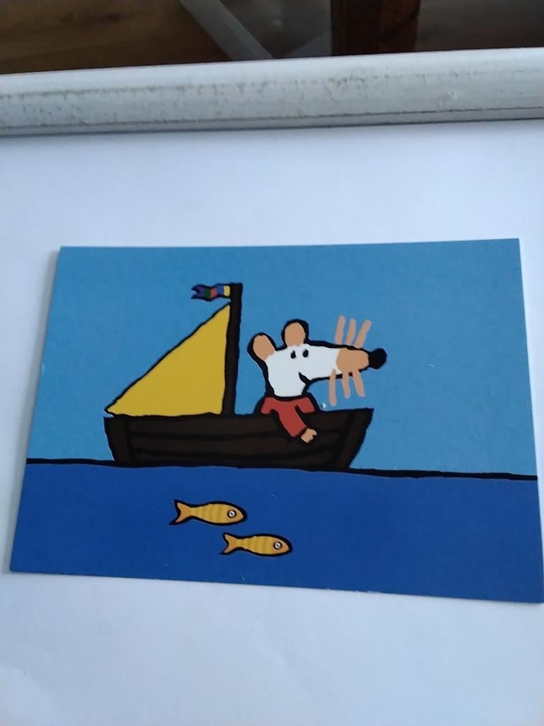 MUIS IN ZEILBOOT. -  LUCY COUSINS. 2000, Ophalen of Verzenden, 1980 tot heden, Overige thema's