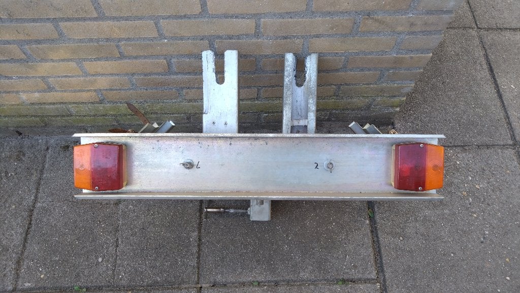 Gebruikte trekhaak fietsendrager met verlichting, Ophalen, 2 fietsen, Gebruikt, Trekhaakdrager