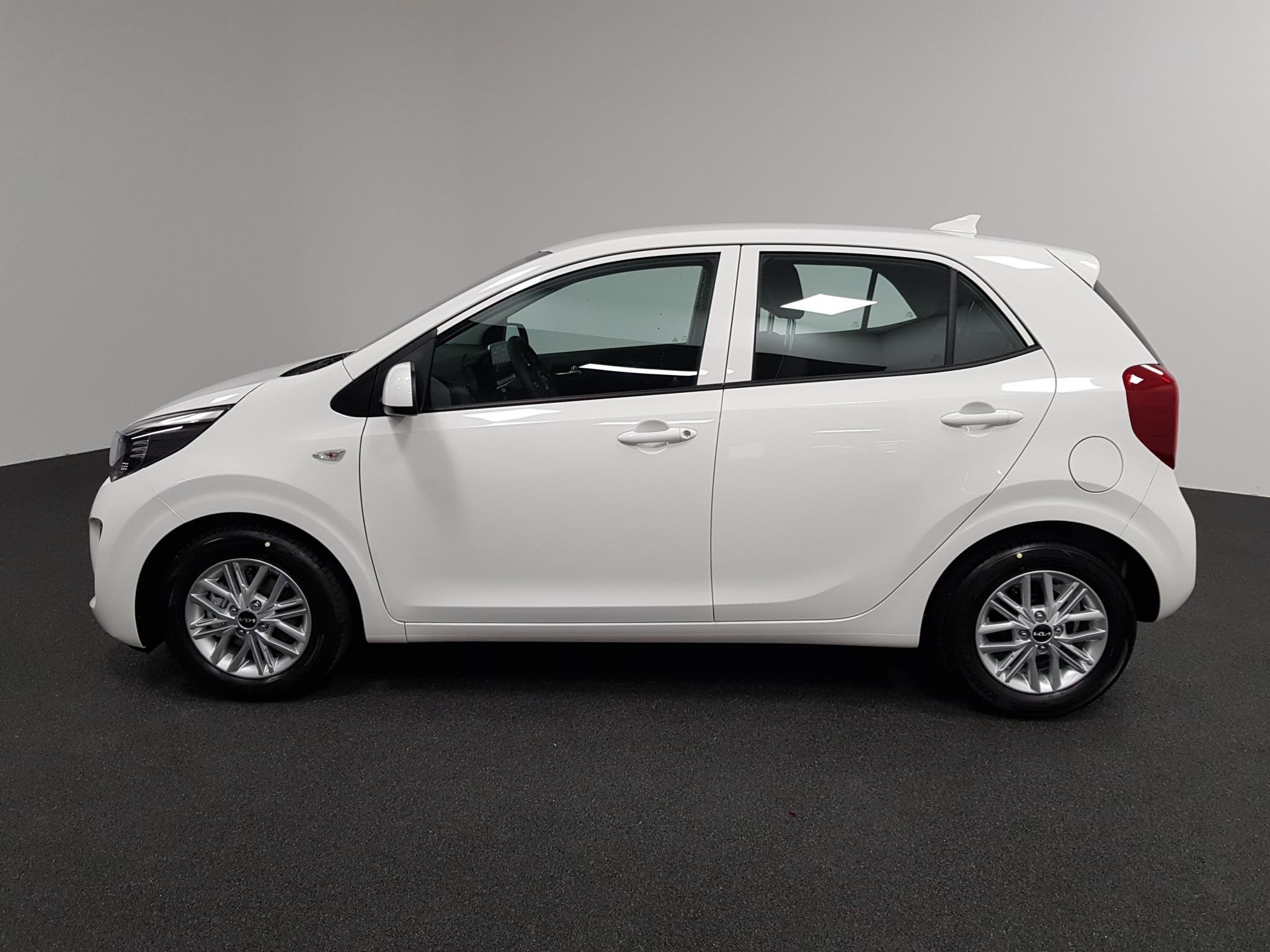 Kia Picanto 1.0 DPi Automaat DynamicLine Navigatie Airco Cam, Auto's, Kia, 877 kg, Stof, Gebruikt, 4 stoelen
