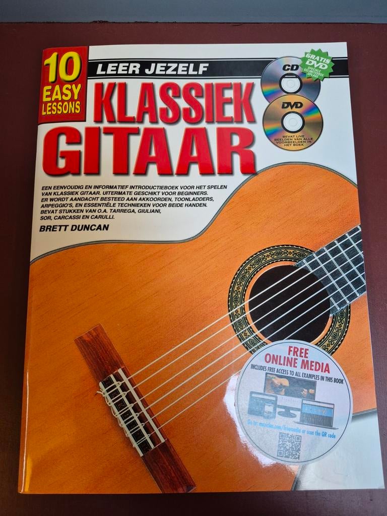 Leer jezelf klassiek gitaar, Brett Duncan, Ophalen of Verzenden, Nieuw, Les of Cursus, Gitaar