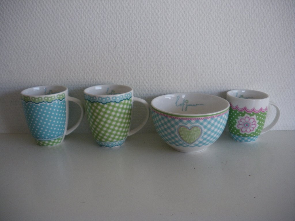 Lof Juuw servies, Overige merken, Ophalen of Verzenden, Zo goed als nieuw, Bord(en)