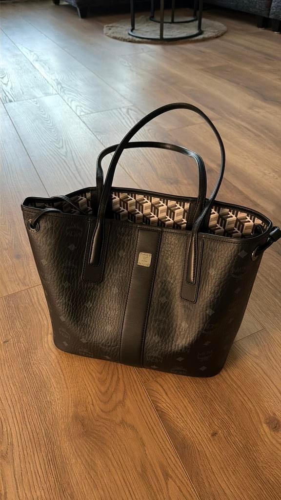 mcm tas, Sieraden, Tassen en Uiterlijk, Tassen | Damestassen, Ophalen of Verzenden, Zo goed als nieuw, Zwart, Handtas
