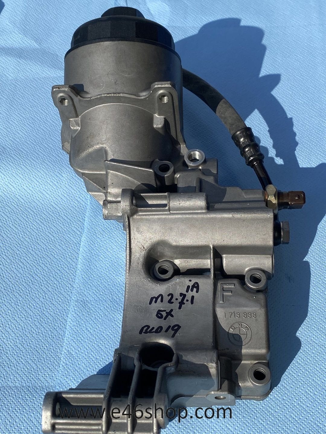 OLIEFILTERHUIS BMW M52 M54 E46 E39 E60 E61 E38 E65 E66 X3 X5, Gebruikt, -, Ophalen of Verzenden, -