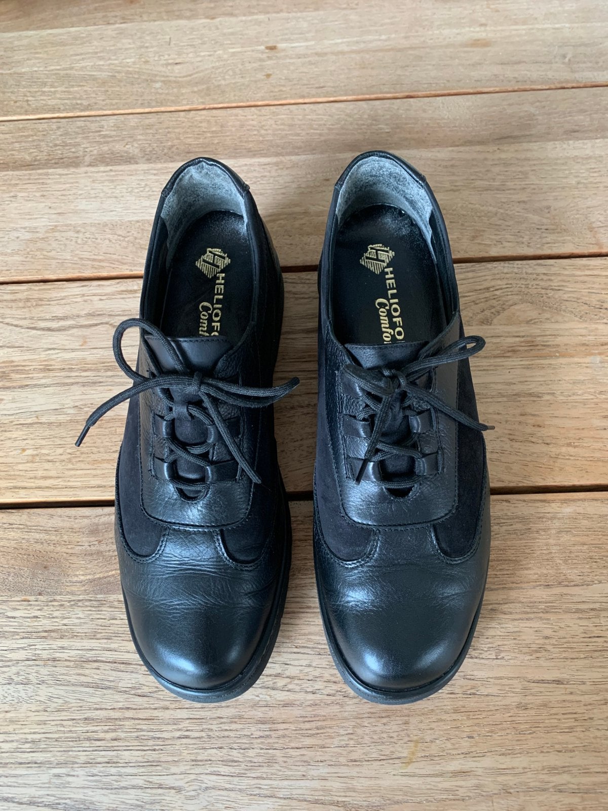 Helioform comfort zwarte lederen dames schoen. 43.Nieuw., Ophalen of Verzenden, Nieuw, Zwart, Instappers