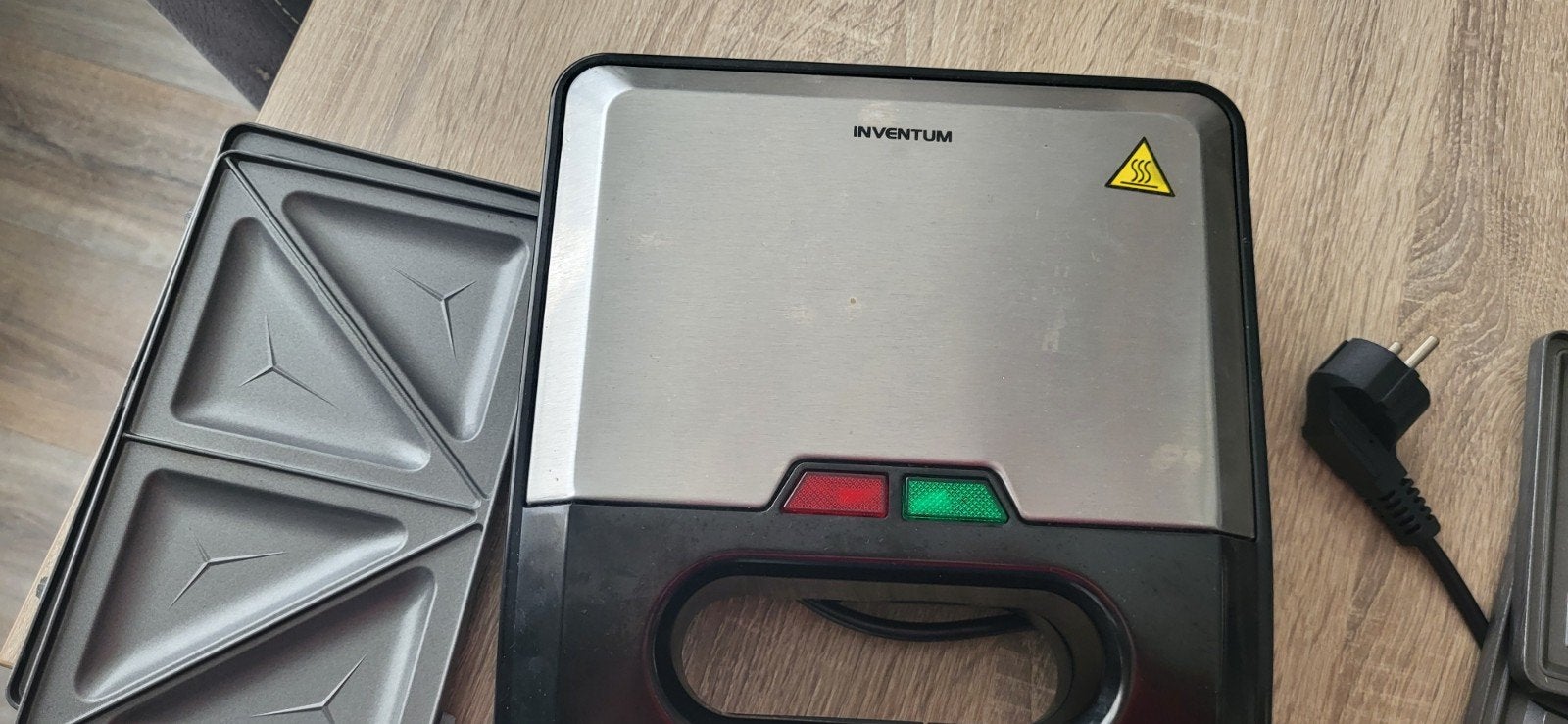 Inventum 3-in-1 tosti-, wafel- en grillijzer, Ophalen of Verzenden, Uitneembare platen, Zo goed als nieuw