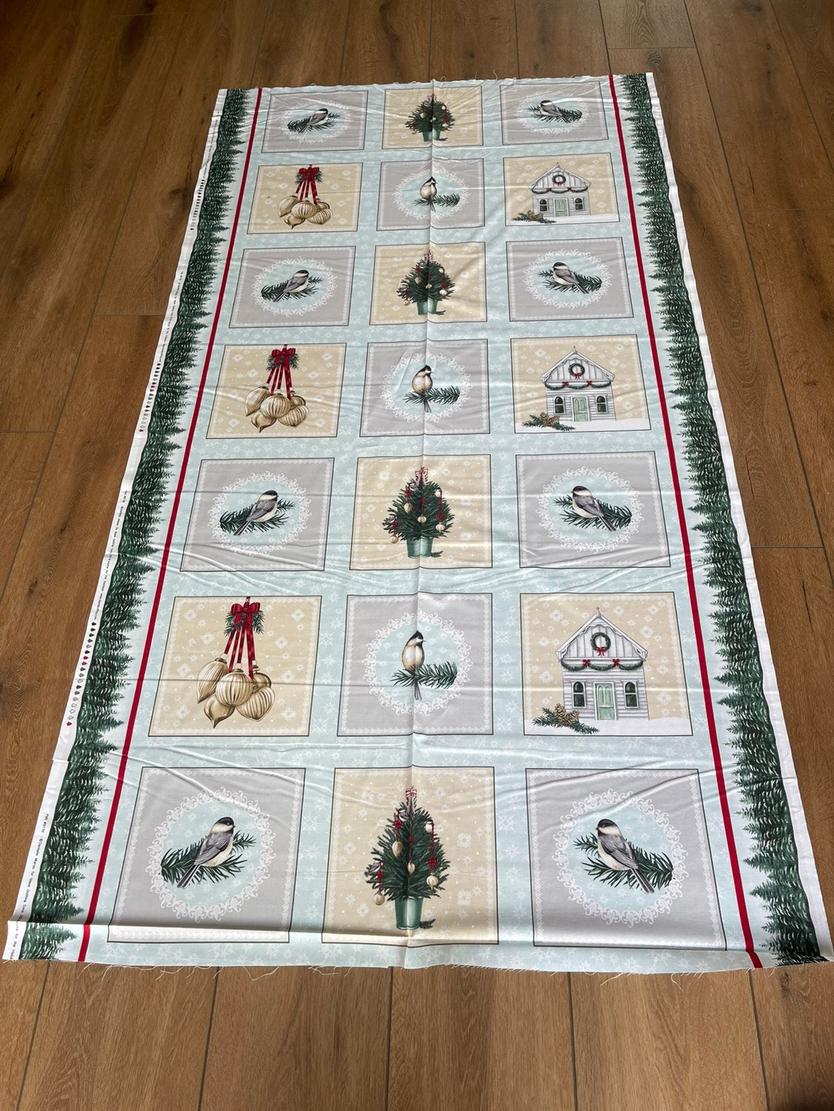 Nieuwe stof Danielle Murray USA,200 x 110 cm kerst christmas, Meerkleurig, Ophalen of Verzenden, 30 tot 120 cm, Katoen