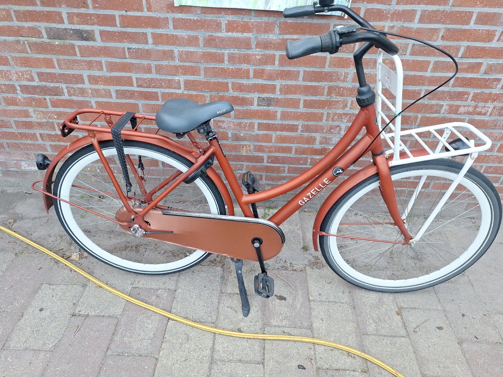 Gazelle puur nl 28 inch damesfiets, Fietsen en Brommers, Fietsen | Dames | Damesfietsen, Ophalen, Gebruikt, Gazelle, Versnellingen