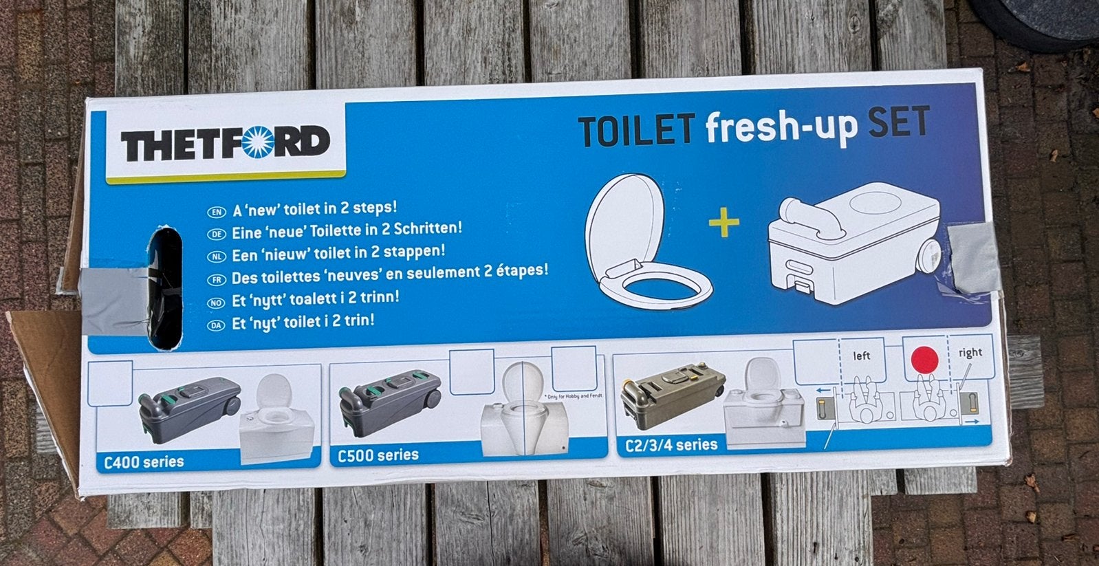 Thetford fresh-up C2/3/4 LINKS!, Ophalen of Verzenden, Nieuw