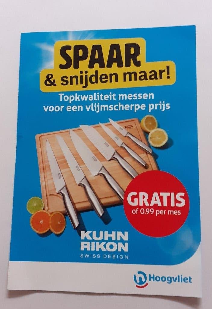 Hoogvliet Messen actie KUHN RIKON, Albert Heijn, Verzenden