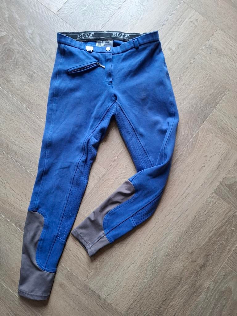 ELT rijbroek - maat 38 - blauw, Dieren en Toebehoren, Paardrijkleding, Ophalen of Verzenden, Gebruikt, Recreatie, Onderkleding