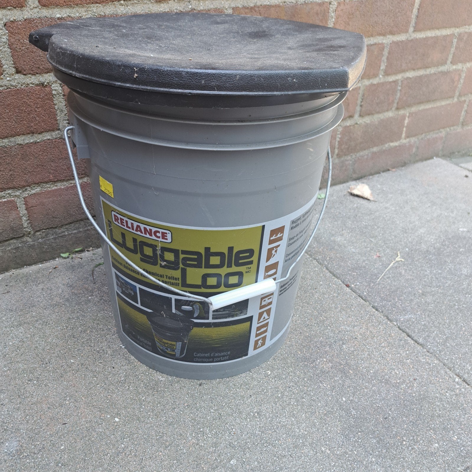 Draagbaar campingtoilet - Ideaal voor onderweg, Ophalen, Zo goed als nieuw