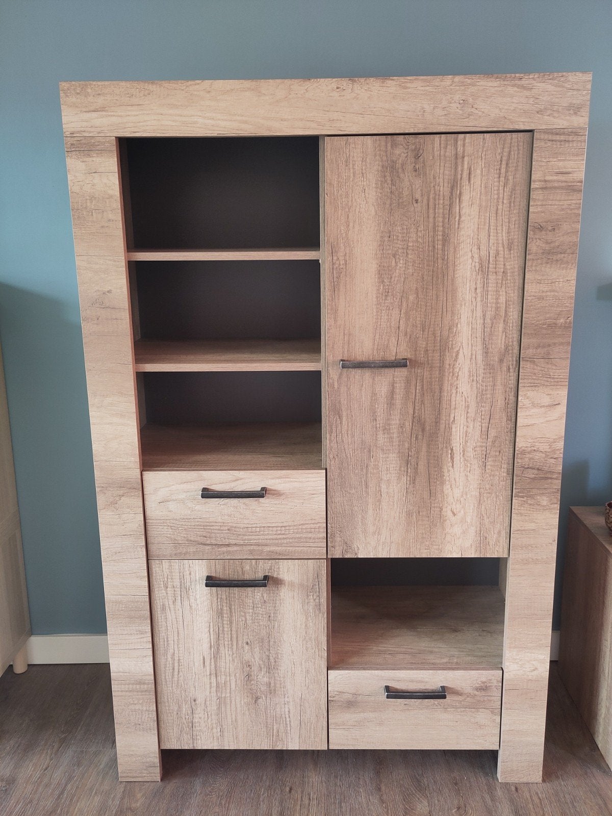 Woonkamer kast - 101x42x158 cm - Zo goed als nieuw, Ophalen, 100 tot 150 cm, Met lade(s), Zo goed als nieuw