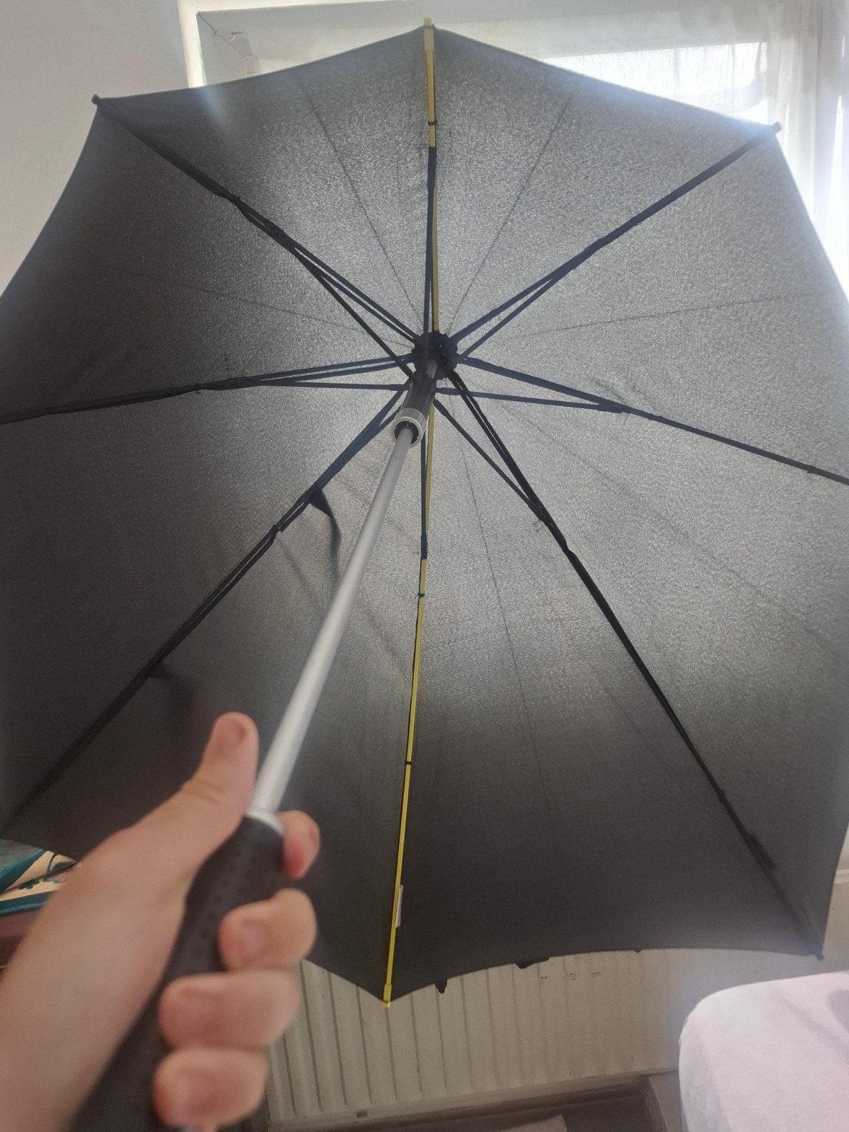 StormMaxi paraplu van Impliva - Zwart, Ophalen, Nieuw, Zwart
