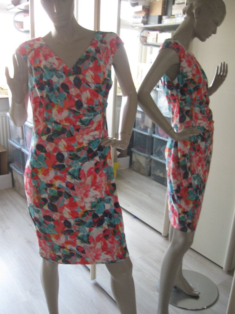 SMASHED LEMON leuk kleurrijk jurkje maat S goede staat, Kleding | Dames, Overige kleuren, Ophalen of Verzenden, Zo goed als nieuw