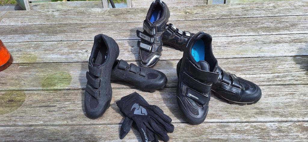 3x BMX schoenen 39, 40, 42. Shimano en Decathlon, Ophalen of Verzenden, Gebruikt, Aluminium, 24 inch of meer