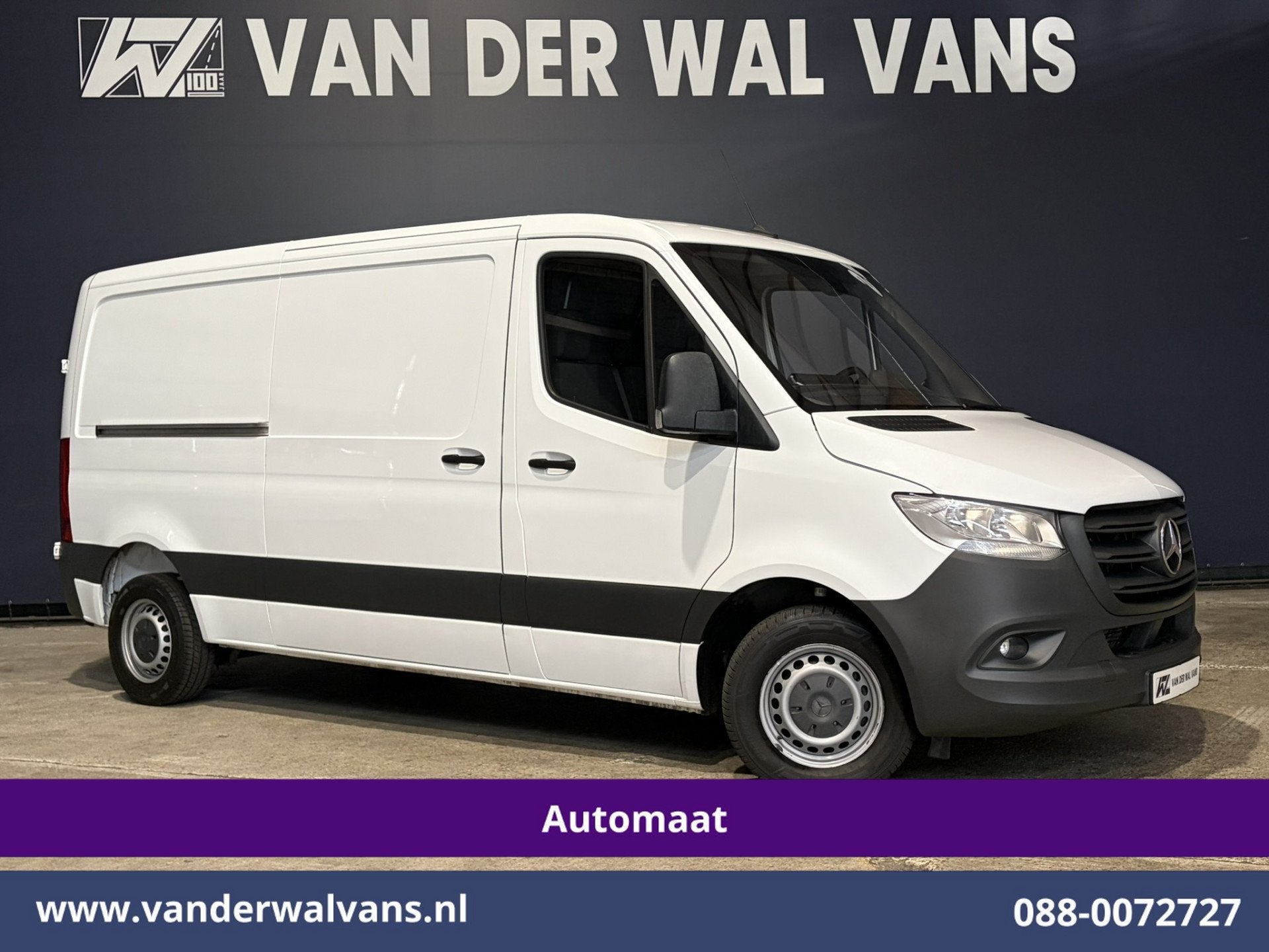 Mercedes-Benz Sprinter 314 CDI 143pk Automaat L2H1 Euro6 Air, Gebruikt, Wit, Mercedes-Benz, Bedrijf