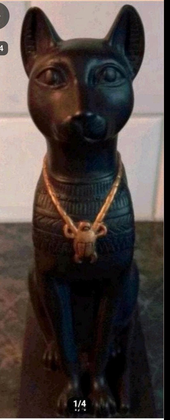 Egypte kat veronese 2000 groot 22,5 cm       Kast 2, Ophalen, Zo goed als nieuw, Dier