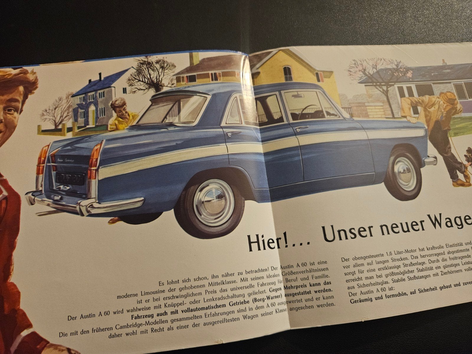 Brochure Austin A60 Cambridge, Ophalen of Verzenden, Zo goed als nieuw, Overige merken