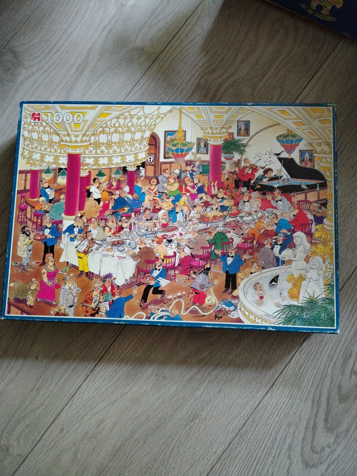 Jan van Haasteren, 1000 stukjes, de bruiloft, Ophalen of Verzenden, 500 t/m 1500 stukjes, Gebruikt, Legpuzzel