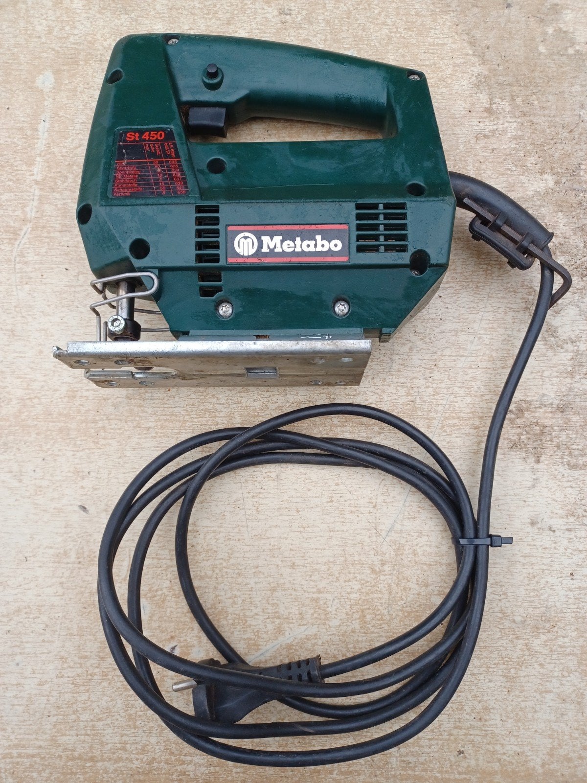 Metabo decoupeerzaag, Ophalen, Gebruikt, Decoupeerzaag, 30 tot 70 mm