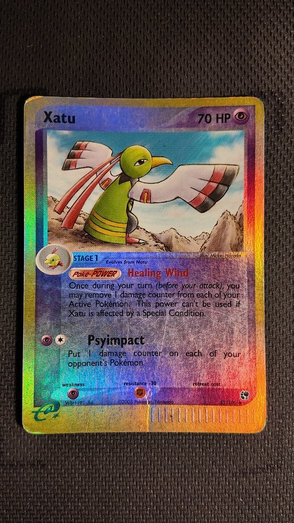 Xatu 55 Sandstorm | Pokemon kaart, Ophalen, Losse kaart, Foil