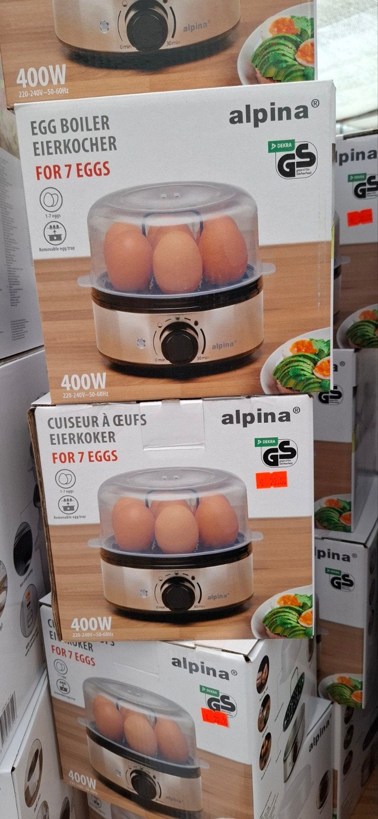 eierkoker 7 stuks erin  nieuw., Huis en Inrichting, Ophalen, Nieuw