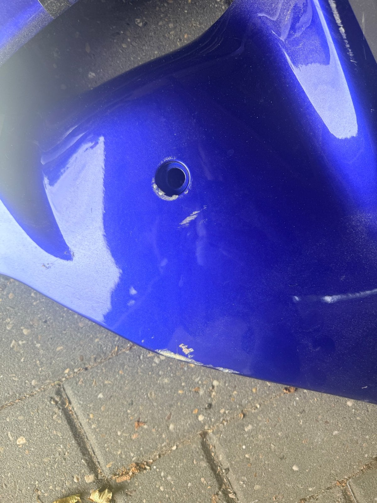 Suzuki GSX 1300 Hayabusa Kuipdelen - Blauw/Zilver, Ophalen of Verzenden, Gebruikt