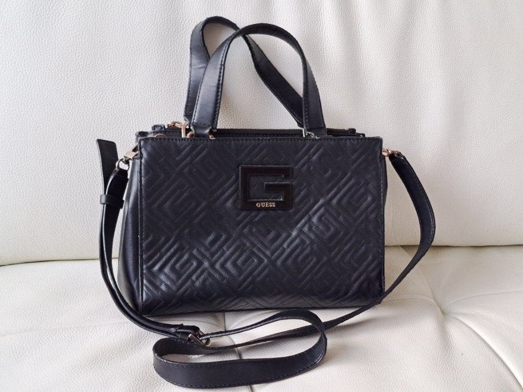 Guess tas handtas, Ophalen of Verzenden, Gebruikt, Zwart, Handtas