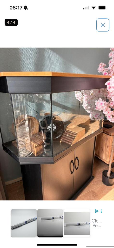 Hamster terrarium te koop (ophalen), Dieren en Toebehoren, Reptielen en Amfibieën | Toebehoren, Ophalen, Zo goed als nieuw