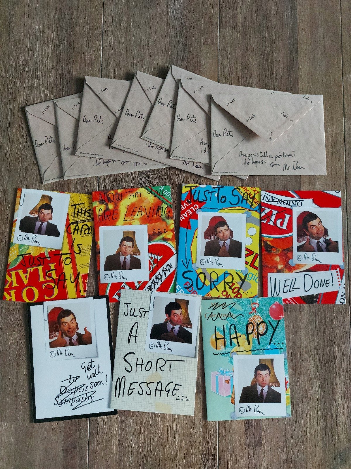 Mr. Bean 7-delige wenskaartenset, Ophalen of Verzenden, Nieuw, Tv, Foto of Kaart
