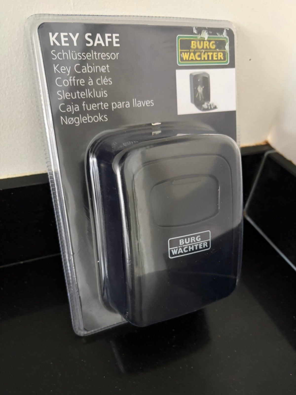 Sleutel safe nieuw in de verpakking, Ophalen of Verzenden, Zo goed als nieuw, Rvs, Slot