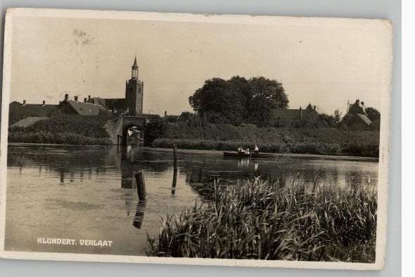 Klundert verlaat, Verzenden, 1920 tot 1940, Gelopen, Noord-Brabant