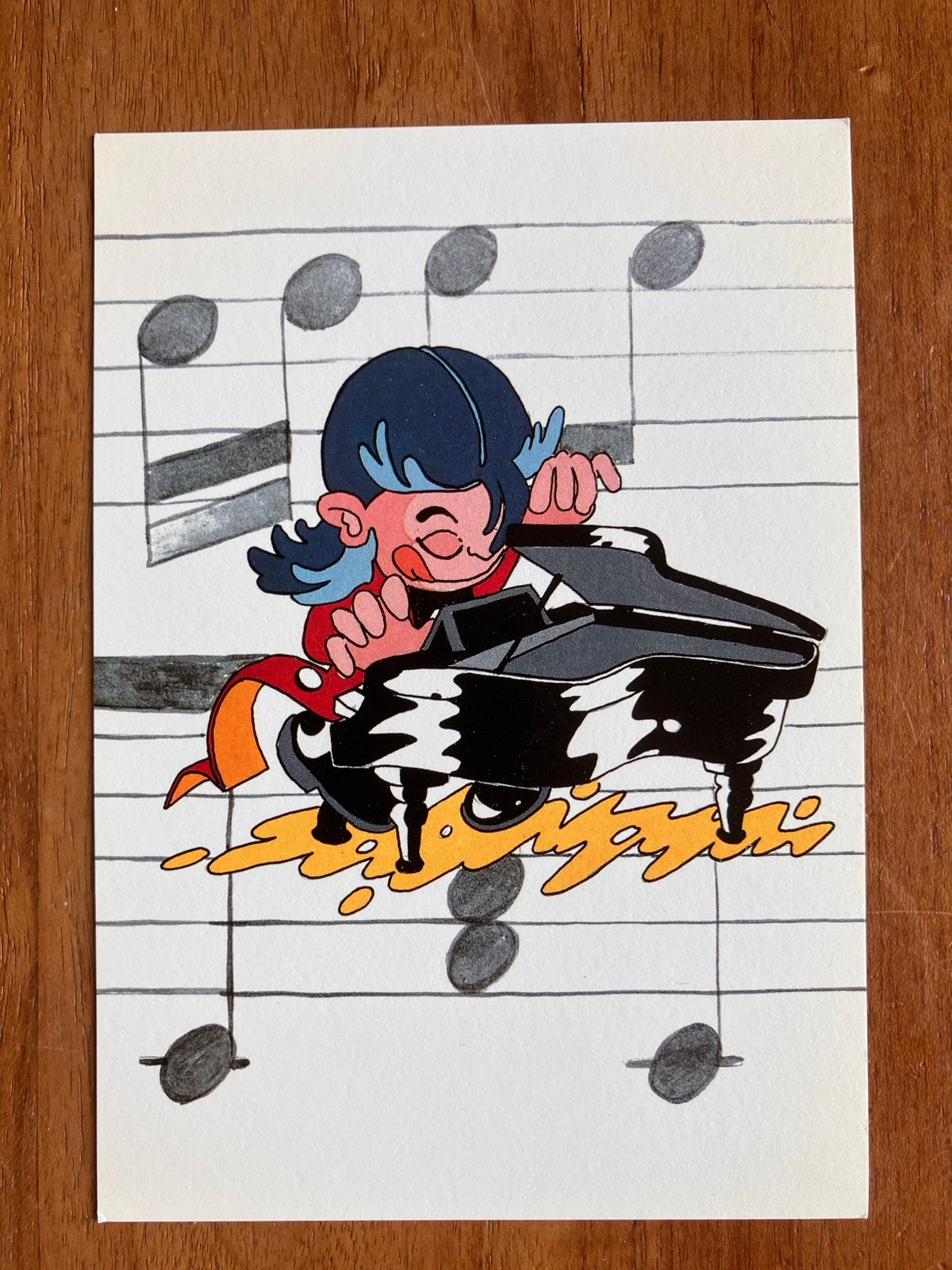 Ansenauser’s  'Pianoplayer' (1985), Ophalen of Verzenden, 1980 tot heden, Ongelopen, Muziek