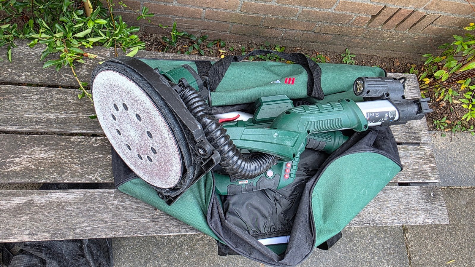 Parkside Wandschuurmachine op Accu (exc. accu), Ophalen of Verzenden, Zo goed als nieuw, Minder dan 600 watt, Overige typen