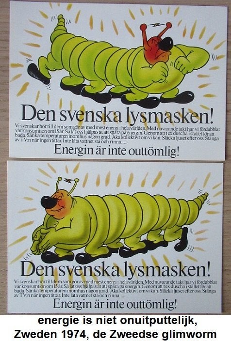 ZWEDEN, leuke set thema kaarten, de Zweedse glimworm, Ophalen of Verzenden, 1960 tot 1980, Ongelopen