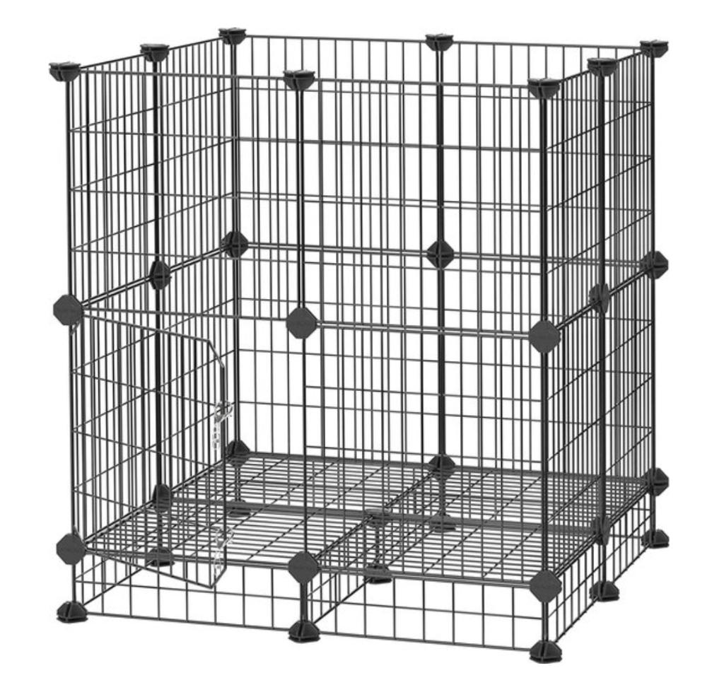 Metalen gaaskooi voor kleine dieren, Dieren en Toebehoren, Minder dan 60 cm, Kooi, Minder dan 75 cm, Ophalen of Verzenden