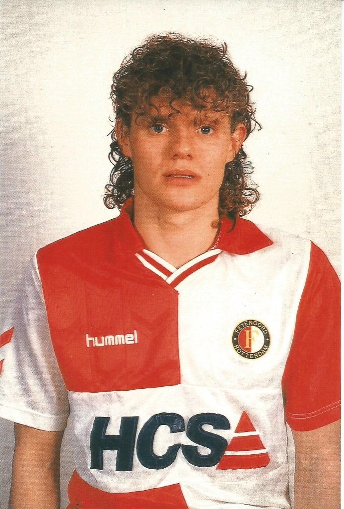 1989-1990 persfoto mij onbekend Tom Krommendijk Feyenoord, Verzenden, Zo goed als nieuw, Feyenoord