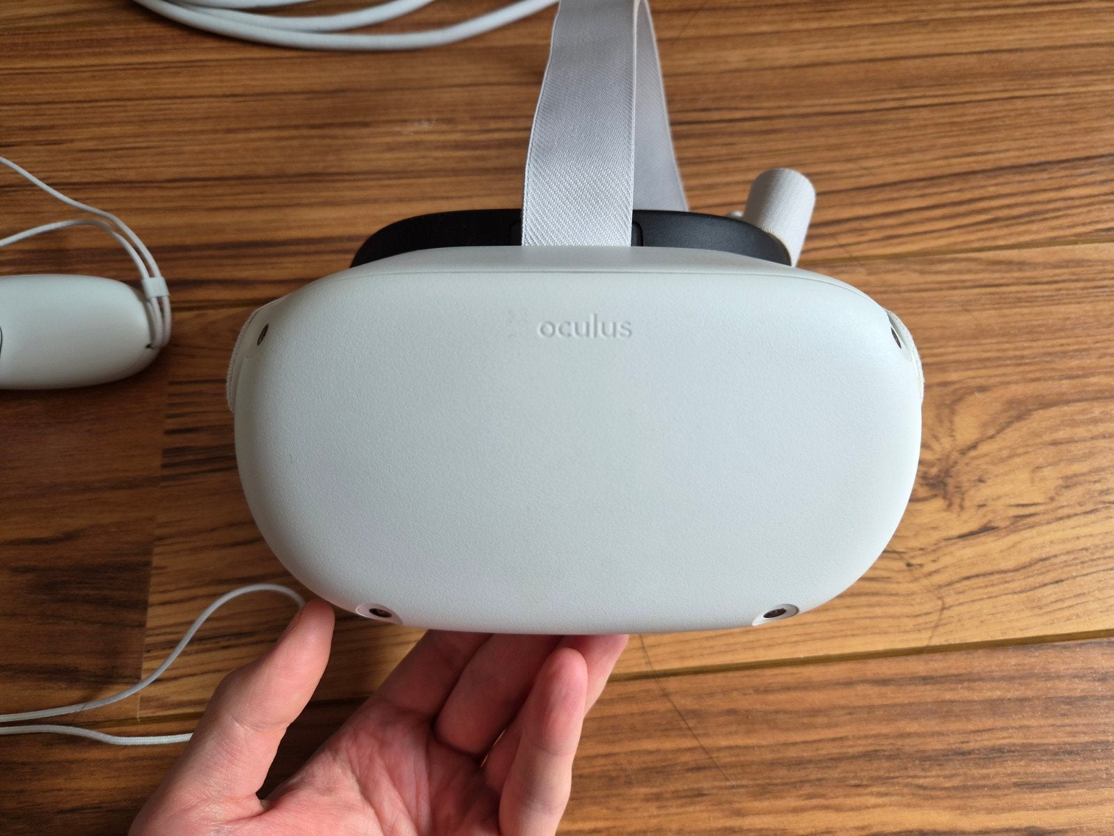 Oculus Quest 2 VR-headset met controllers en case, Spelcomputers en Games, Virtual Reality, Ophalen of Verzenden, Zo goed als nieuw