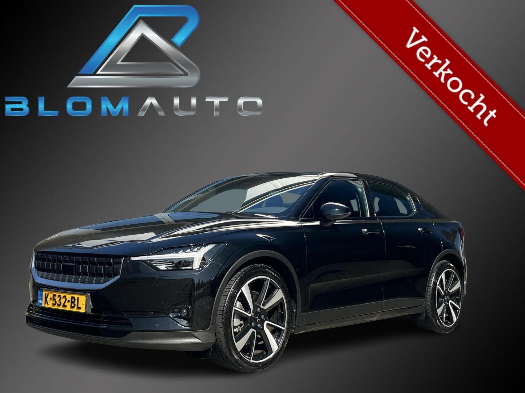 Polestar 2 Long Range Dual Motor 78kWh PANO+TREKH SOH90%, Automaat, Polestar 2, Stof, Gebruikt
