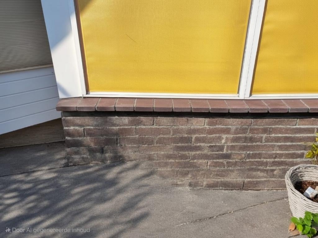 Screen Zonnescherm - Wit frame, handbediend, Tuin en Terras, Zonneschermen, Gebruikt, Ophalen of Verzenden, Minder dan 250 cm
