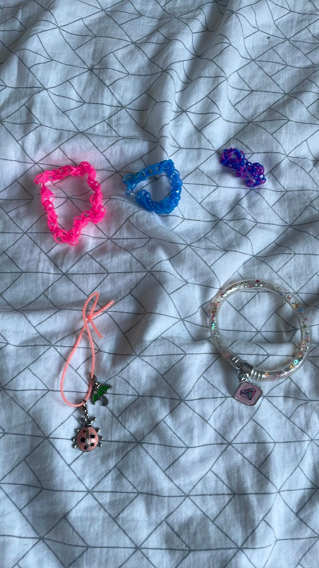 Kindersieraden, Ophalen of Verzenden, Zo goed als nieuw, Zilver, Armband