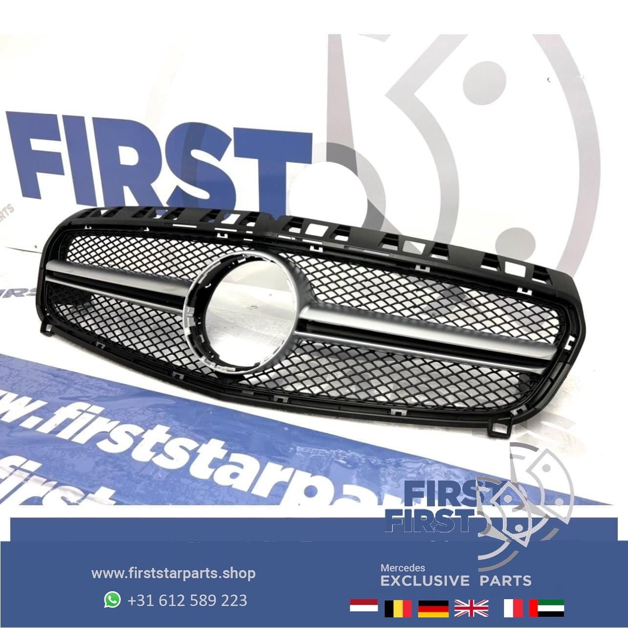W176 A KLASSE A45 AMG GRIL 2012-2018 CHROOM LINE, Gebruikt, -, Ophalen of Verzenden, -