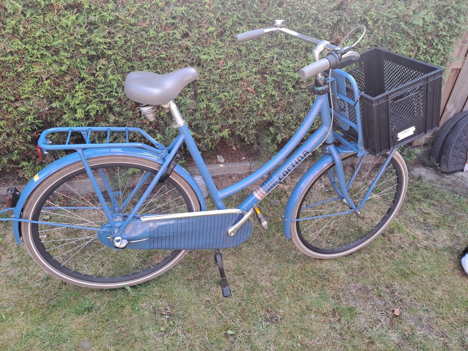 Cortina U4 Transportfiets 28 inch, framemaat 53, Fietsen en Brommers, Fietsen | Dames | Damesfietsen, Terugtraprem, Versnellingen