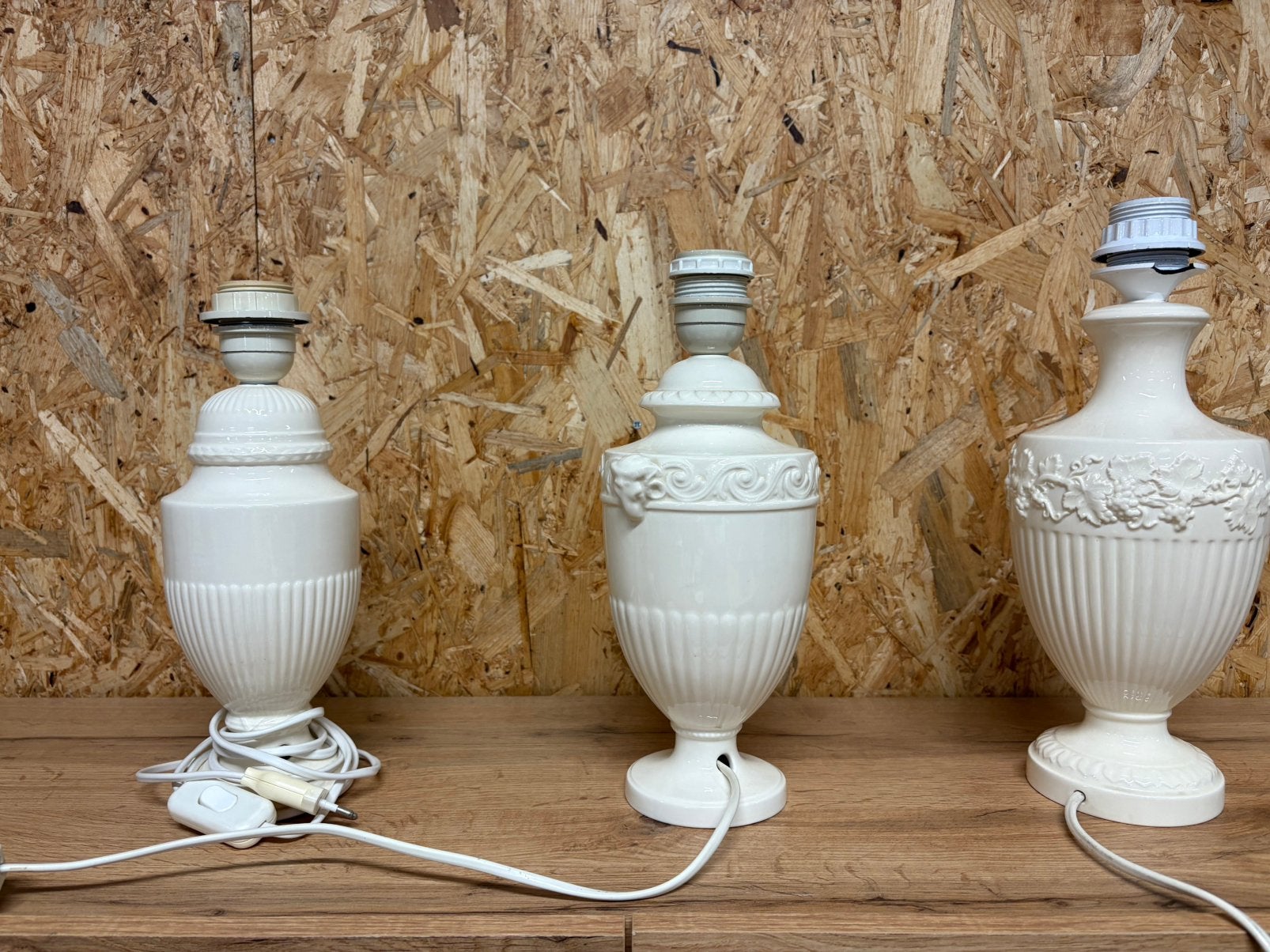Wedgwood schemer lampen, Huis en Inrichting, Keramiek, Overige stijlen, Wit, Zo goed als nieuw