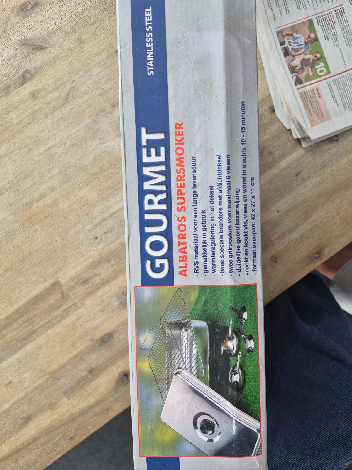 Albatros Gourmet RVS Rookoven - Nieuw in verpakking, Ophalen of Verzenden